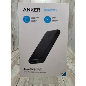 Anker Portable Charger 20100mAh Power Bank 2-Ports External Battery Backup 4.8A